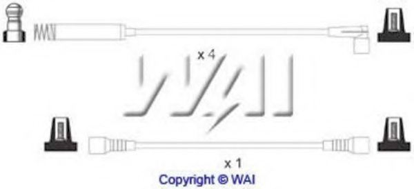 WAIglobal SL065 Ignition Cable Kit